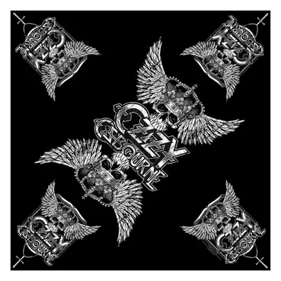 Kerchief/ bandana Ozzy Osbourne - Skull & Wings - RAZAMATAZ