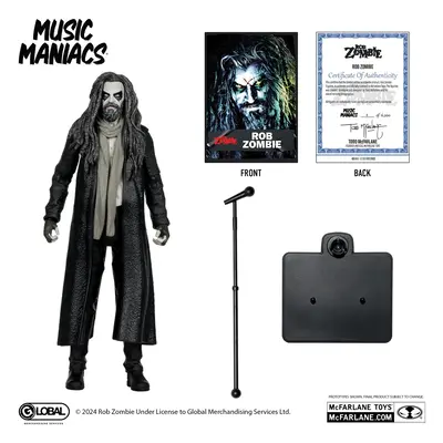 figure Rob Zombie - Metal Music Maniacs Action Figure Wave