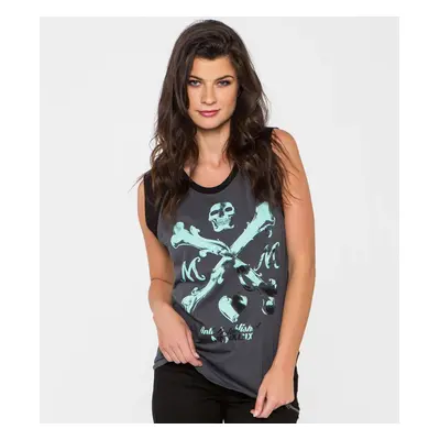 top women METAL MULISHA - Crossbones Raglan