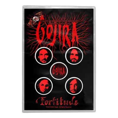 badges GOJIRA - FORTITUDE - RAZAMATAZ