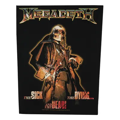 large patch MEGADETH - THE SICK, THE DYING AND THE DEAD - RAZAMATAZ