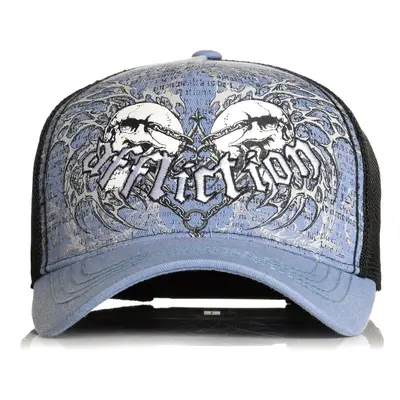 cap AFFLICTION - COLLAPSE - SKY BLUE PIGMENT DYE