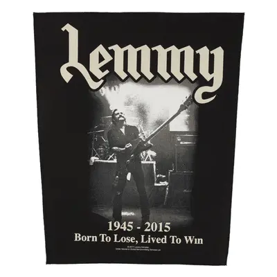 patch large Motörhead - Lemmy - lived To Win - RAZAMATAZ