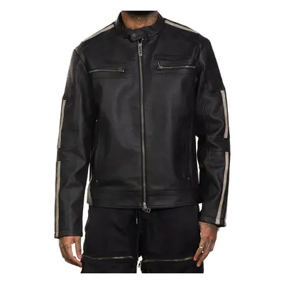 men's jacket AFFLICTION - SILVER CHIEF - BLACK