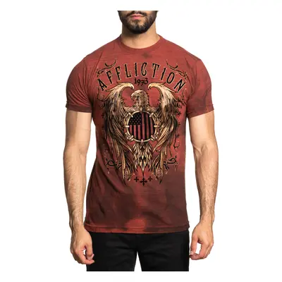 men's T-shirt AFFLICTION - IRON PLEDGE - PICANTE