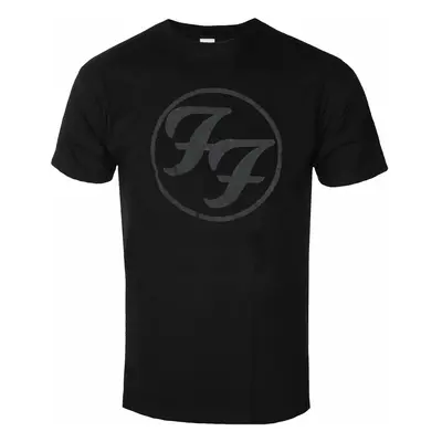 men's t-shirt Foo Fighters - Logo Hi-Build - BLACK - ROCK OFF