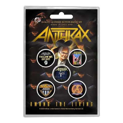 Badges Anthrax - Among The Living - RAZAMATAZ