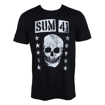 t-shirt metal men's Sum - GRINNING SKULL - PLASTIC HEAD