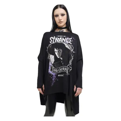 women's long-sleeved t-shirt (tunic) KILLSTAR - Beetlejuice - One Big Dark Room - Black