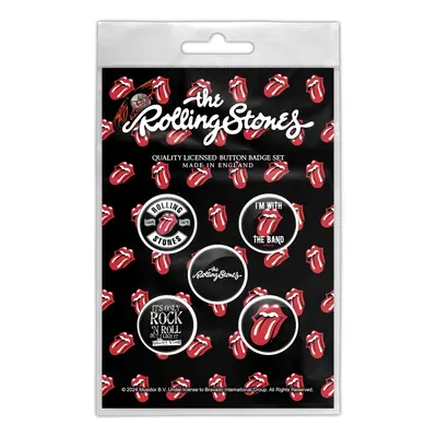 badges/buttons THE ROLLING STONES - TONGUE - RAZAMATAZ