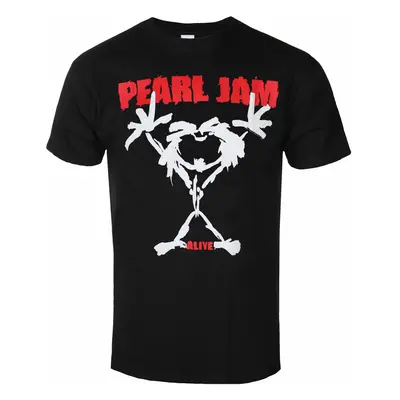 men's t-shirt Pearl Jam - Stickman - Black - ROCK OFF