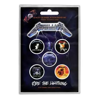 Badges Metallica - Ride The Lightening - RAZAMATAZ