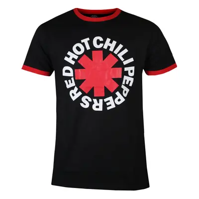 men's t-shirt Red Hot Chili Peppers - Classic Asterisk Ringer - ROCK OFF