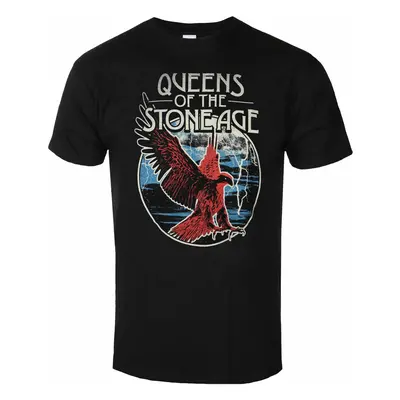 Men's t-shirt Queen of the Stone Age - Eagle - BLACK - ROCK OFF