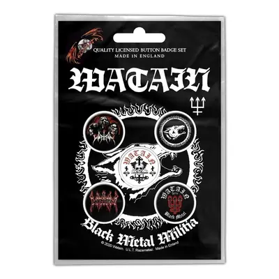 Badges Watain - Black Metal Militia - RAZAMATAZ