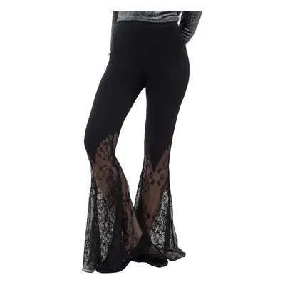 women's pants KILLSTAR - Shadowend Flares - Black