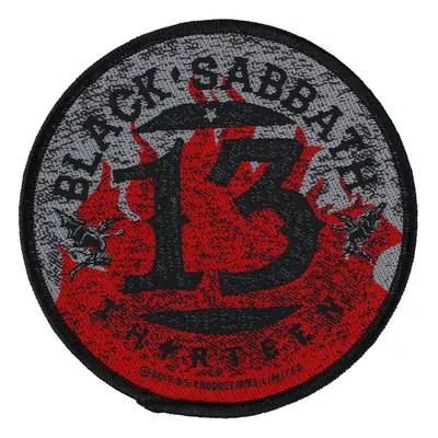 patch BLACK SABBATH - FLAMES CIRCULAR - RAZAMATAZ