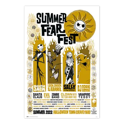 poster DISNEY - PESADILLA ANTES DE NAVIDAD SUMMER FEAR FESTIVAL