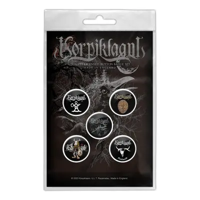 badge/button KORPIKLAANI - RAVEN - RAZAMATAZ