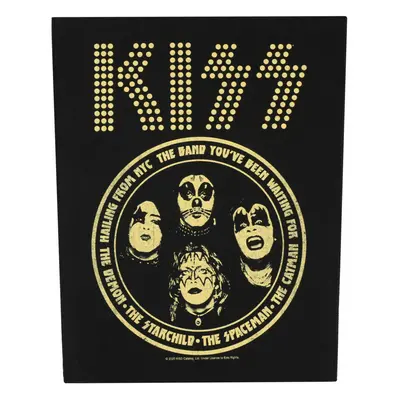 large applique KISS - HAILING FROM NYC - RAZAMATAZ