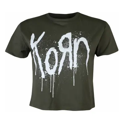 women's t-shirt (top) Korn - Still A Freak - GREEN - ROCK OFF