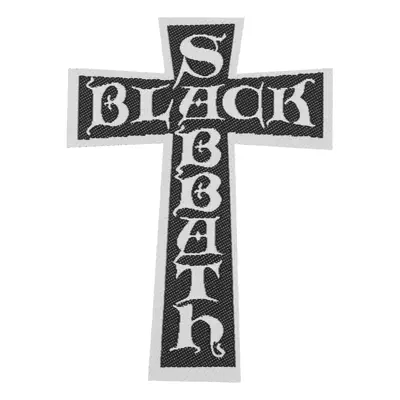 patch BLACK SABBATH - CROSS LOGO CUT OUT - RAZAMATAZ