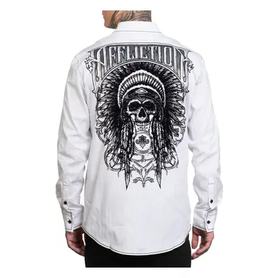 men's shirt AFFLICTION - ETHEREAL - WHITE