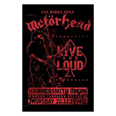 poster Motörhead - Live and loud