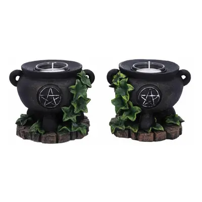 Ivy Cauldron candle holder (set of 2)