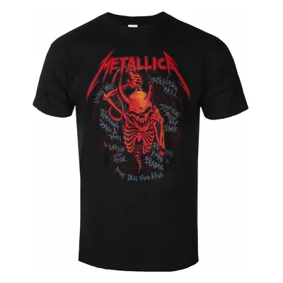 men's t-shirt Metallica - Screaming-Skull - Red