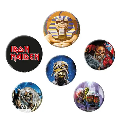 pins IRON MAIDEN - Mix X4