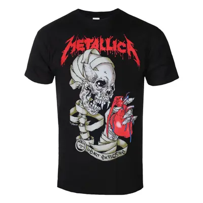 Men's t-shirt Metallica - Heart Explosive - ROCK OFF