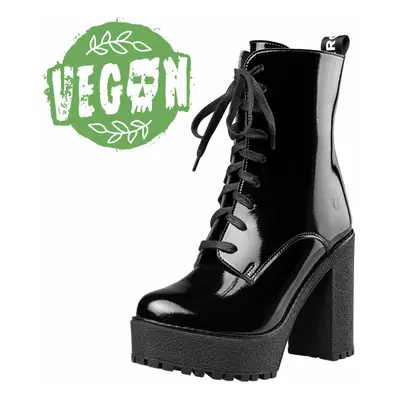 women's boots ALTERCORE - Ivy Vegan - Black Patent