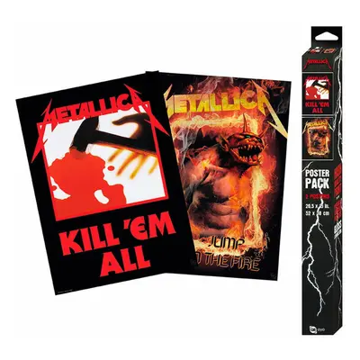 poster (set 2pcs) METALLICA - Kill 'Em All/Fire Guy