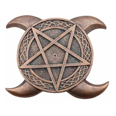 incense stick stand Triple Moon Pentacle