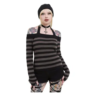 women's sweater KILLSTAR - Devilish - Black/Grey