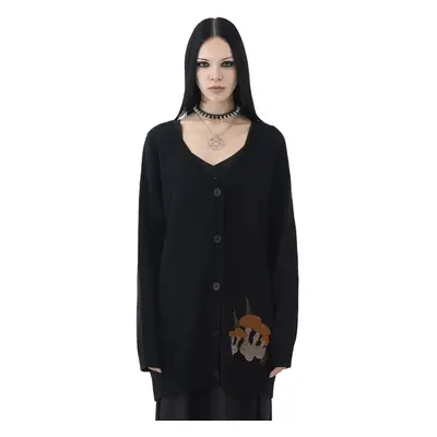 women's sweater (cardigan) KILLSTAR - Shroom - Black