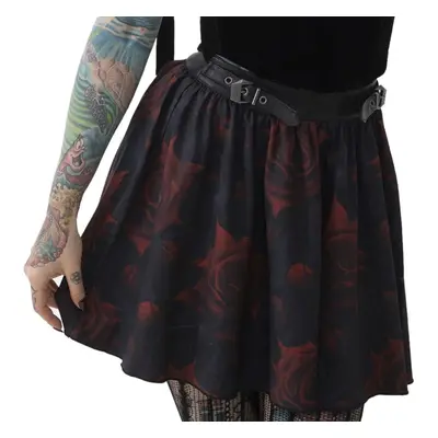 women's skirt KILLSTAR - Blood Rose - Black/Red