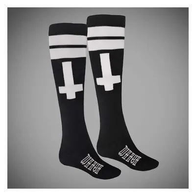 knee socks HYRAW - CROSS KNEE WHITE