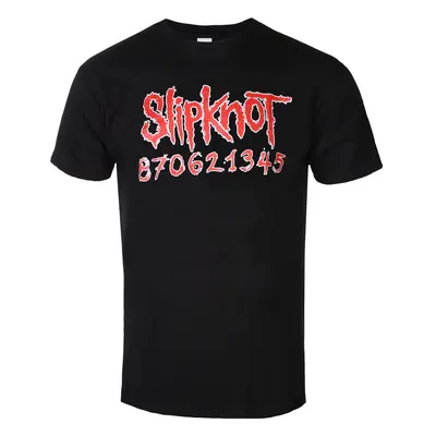 men's t-shirt Slipknot - Numbers Black