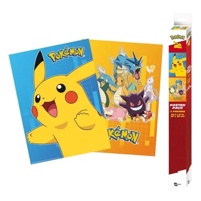 poster (set of 2) POKEMON - Colorful Characters