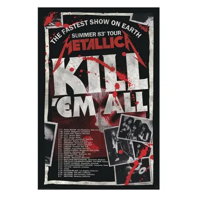 poster METALLICA - Kill'Em All Tour