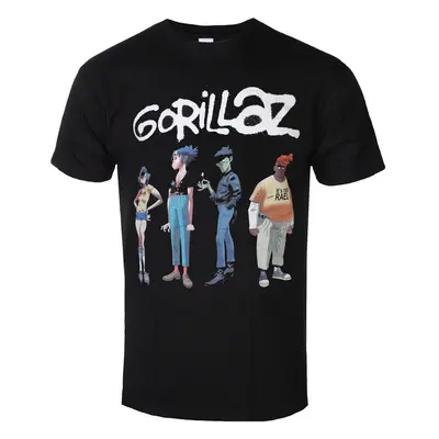 men's t-shirt Gorillaz - Spray Logo Group - ROCK OFF