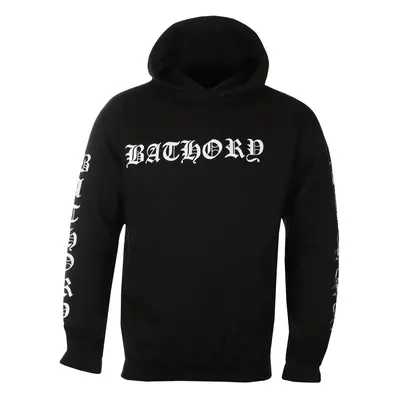 men's sweatshirt BATHORY - LOGO - BLACK - PLASTIC HEAD