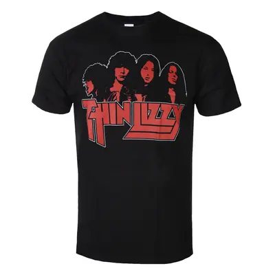 men's t-shirt Thin Lizzy - Band Photo Logo - ROCK OFF