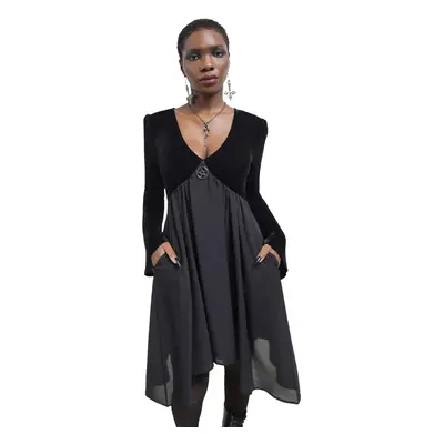 women's dress KILLSTAR - Nyctogrim - Black