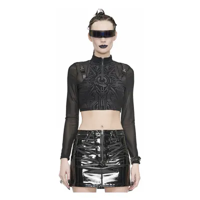 women's t-shirt with long sleeves (top) DEVIL FASHION - I am a Cyborg But That's it Okay Cyberpu