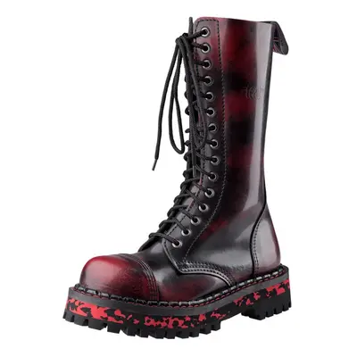 boots STEADY´S - eyelet - Red / Black