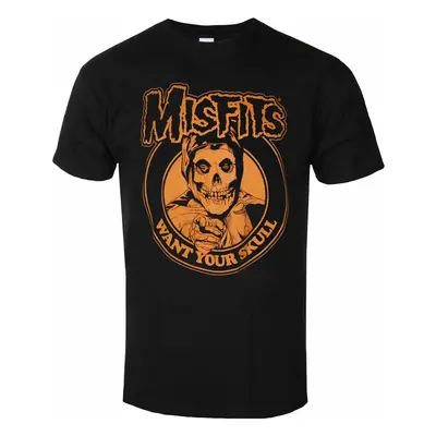 men's t-shirt Misfits - Want Your Skull - BLACK - ROCK OFF