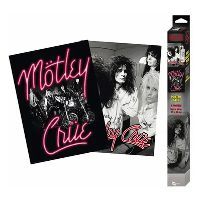 poster (set 2pcs) Mötley Crüe - Neon and Straightjackets